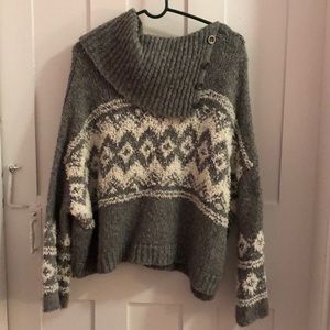 FREE PEOPLE grey sweater